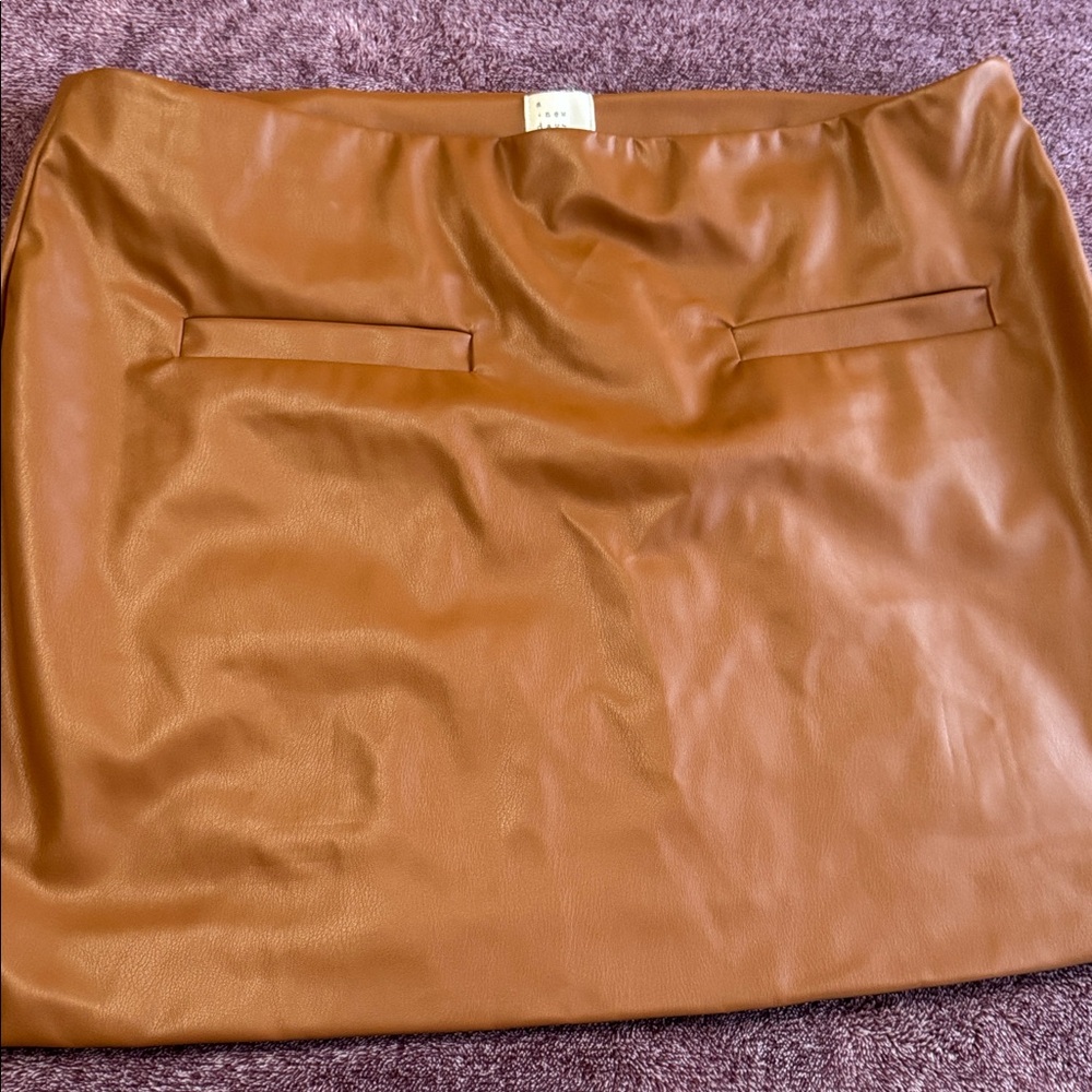 a new day Tan Pencil Skirt